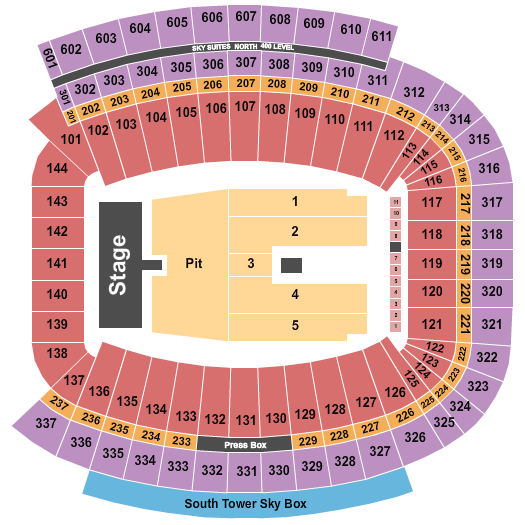 Sanford Stadium Luke Bryan Seating Chart
